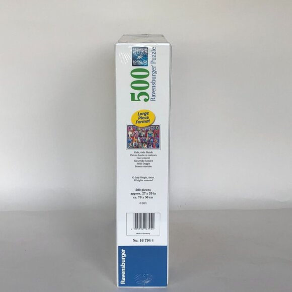 New sealed Ravensburger 500 pcs Large Format Puzzle-Hello Doggie - Picture 12 of 15